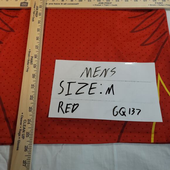 DC The Flash Short Sleeve Graphic Crew Neck T Shirt Mens Size Medium M Red - Picture 6 of 8